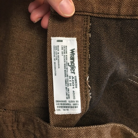 Brown Wrangler Jeans NWOT - Picture 4 of 4